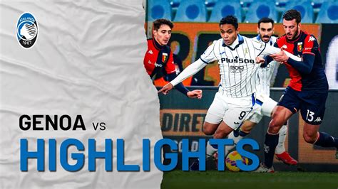 genoa atalanta highlights